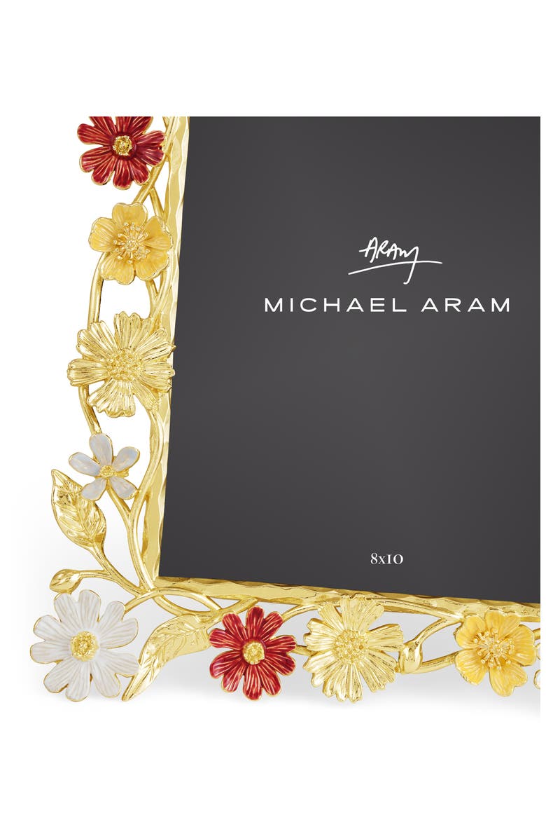 Wildflowers 8x10 Picture Frame, Alternate, color, GOLD MULTI