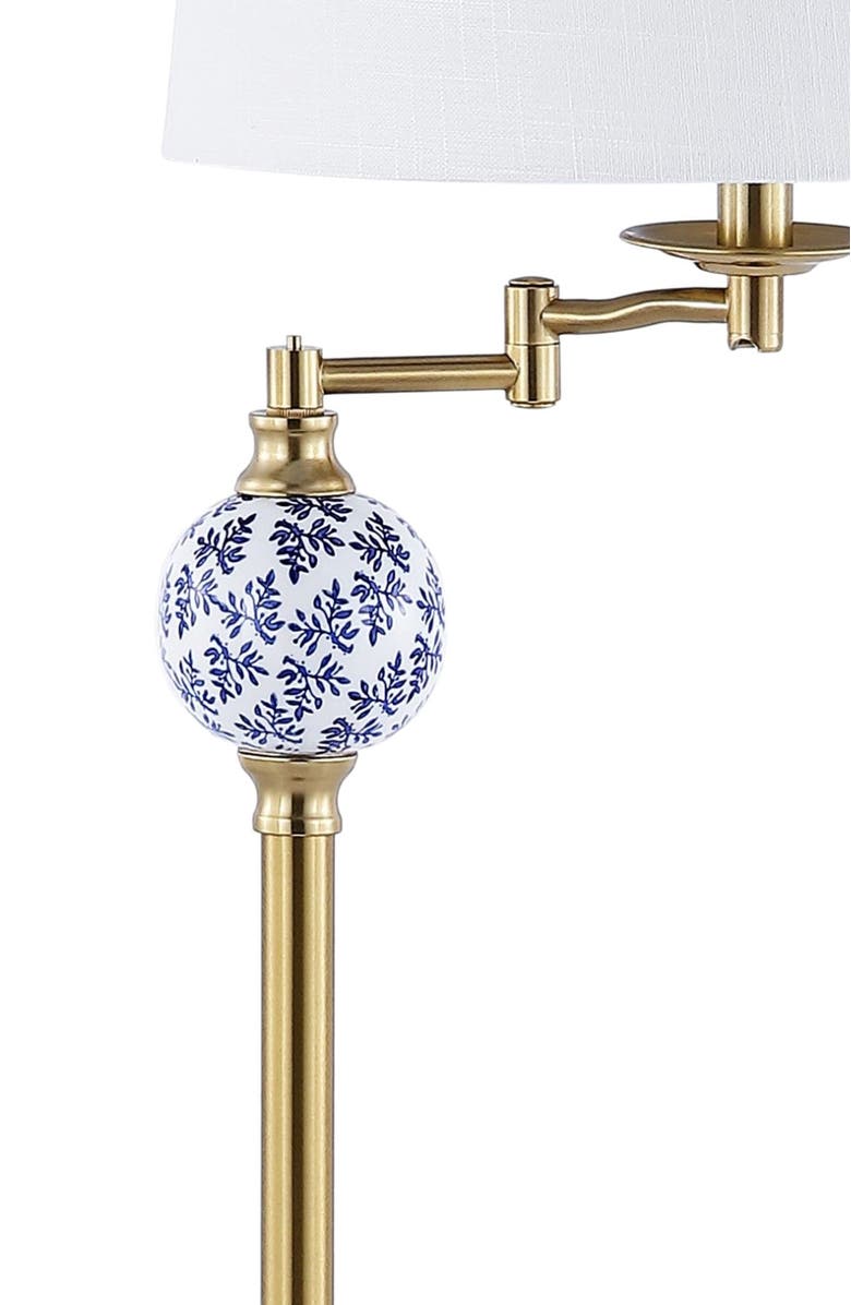 JONATHAN Y Aveiro Classic Midcentury Iron LED Floor Lamp, Alternate, color,