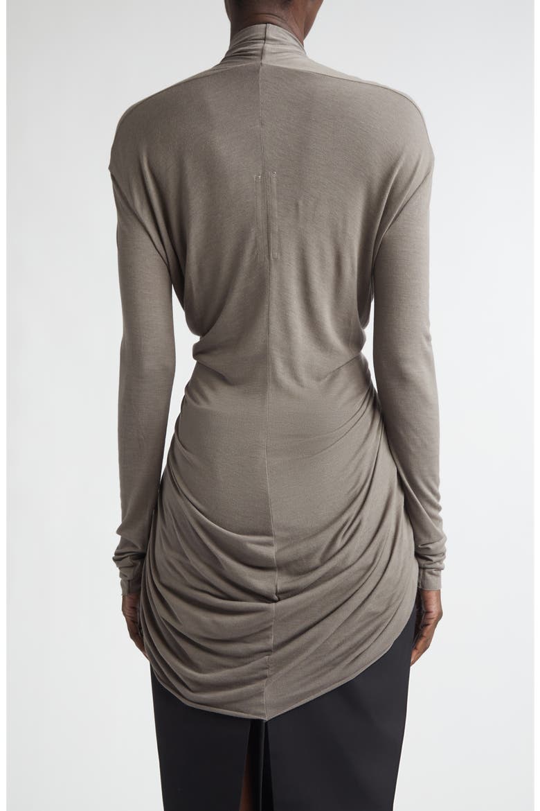 Radiance Gathered Jersey Top, Alternate, color, DUST