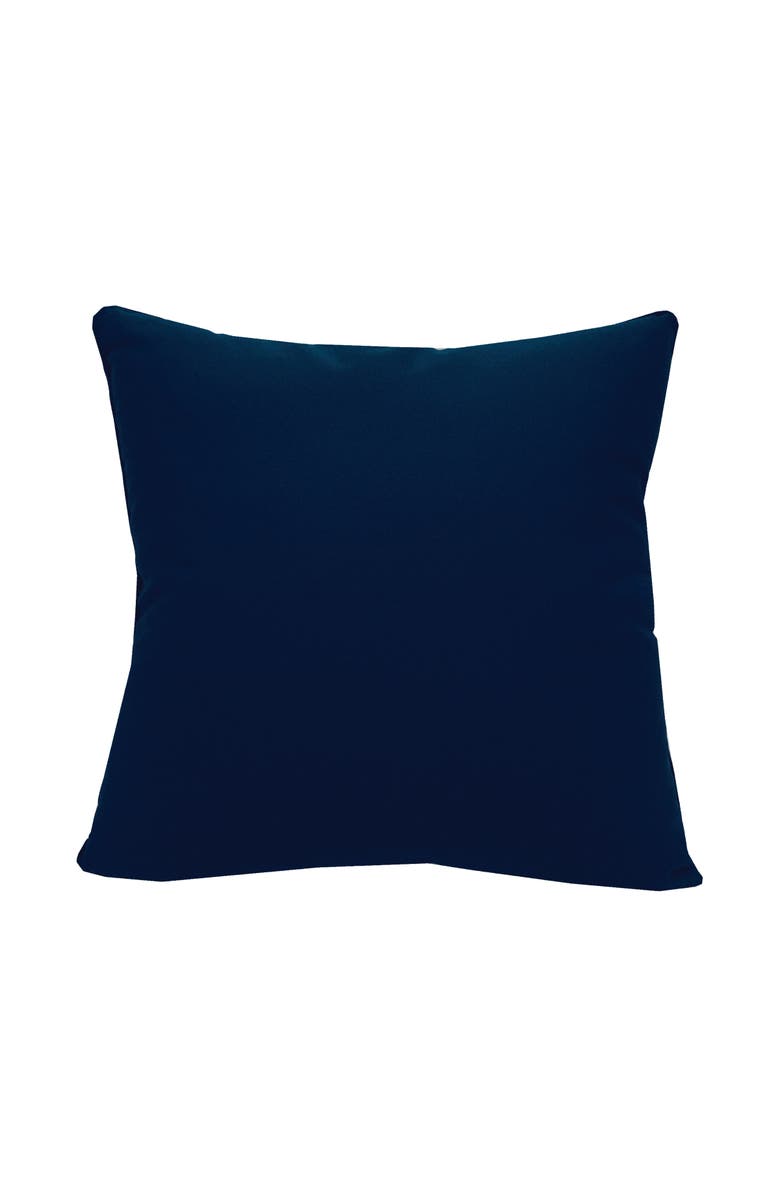 RightSide Designs Nautical Rope Chain Indoor/Outdoor Accent Pillow, Alternate, color, Blue