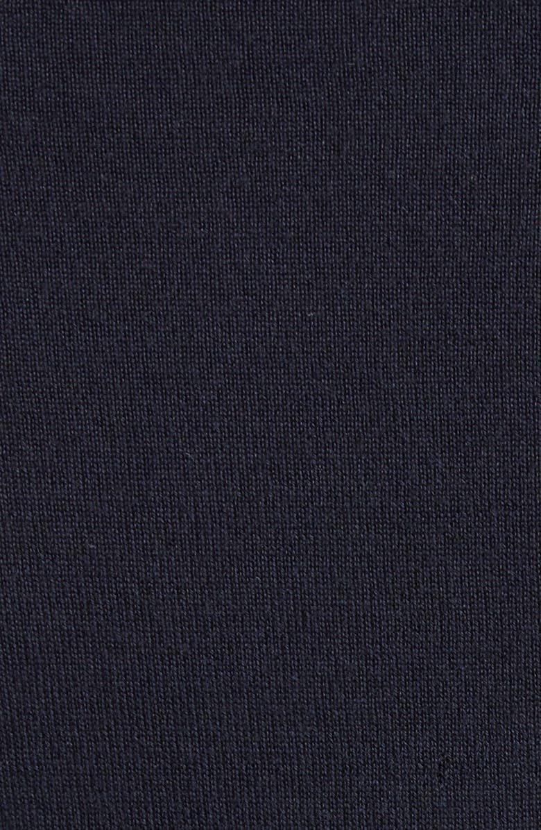 Max Mara Virgin Wool Crop Cardigan, Alternate, color, Navy