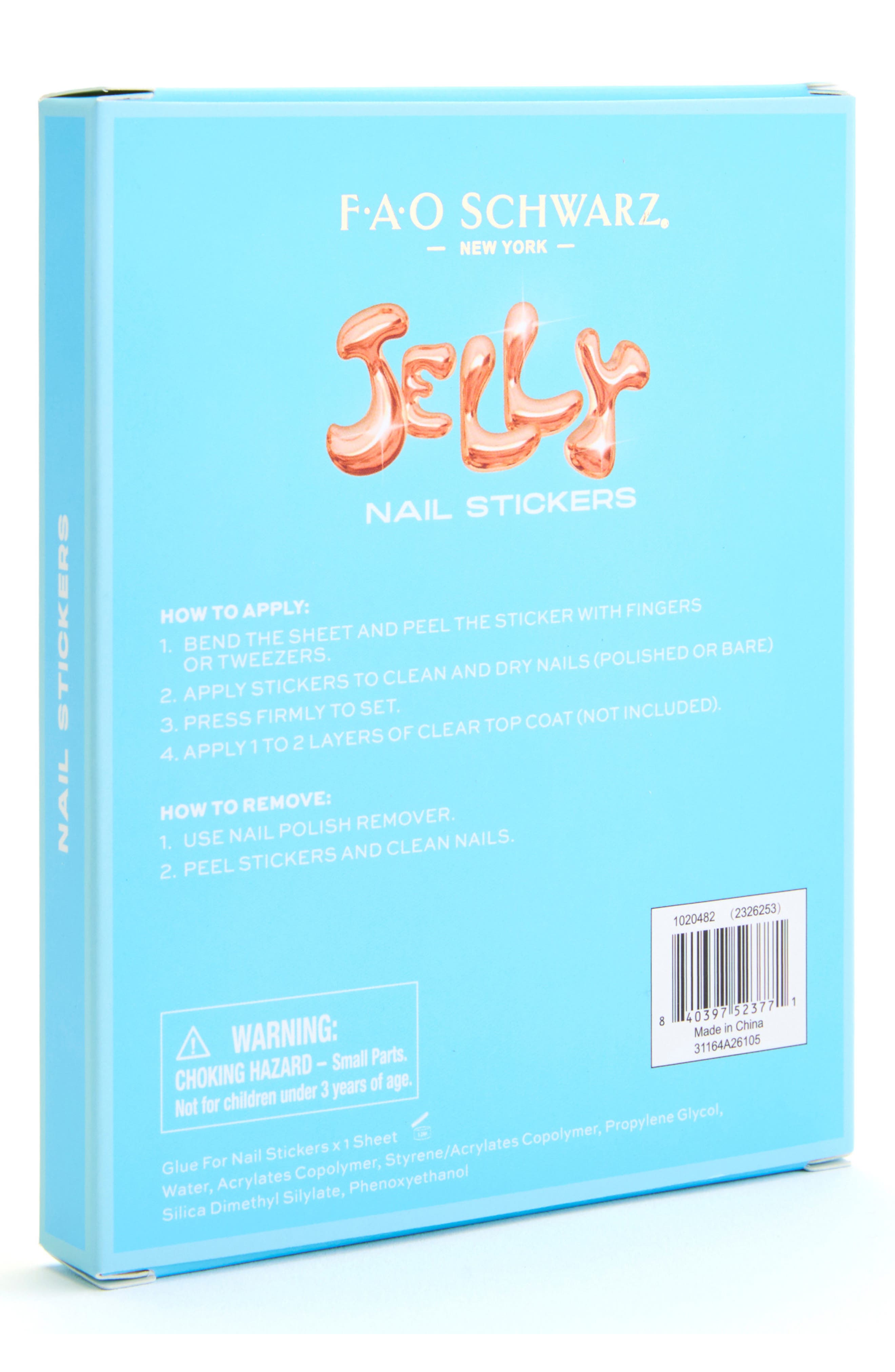 FAO Schwarz Kids' Jelly Nail Stickers | Nordstrom