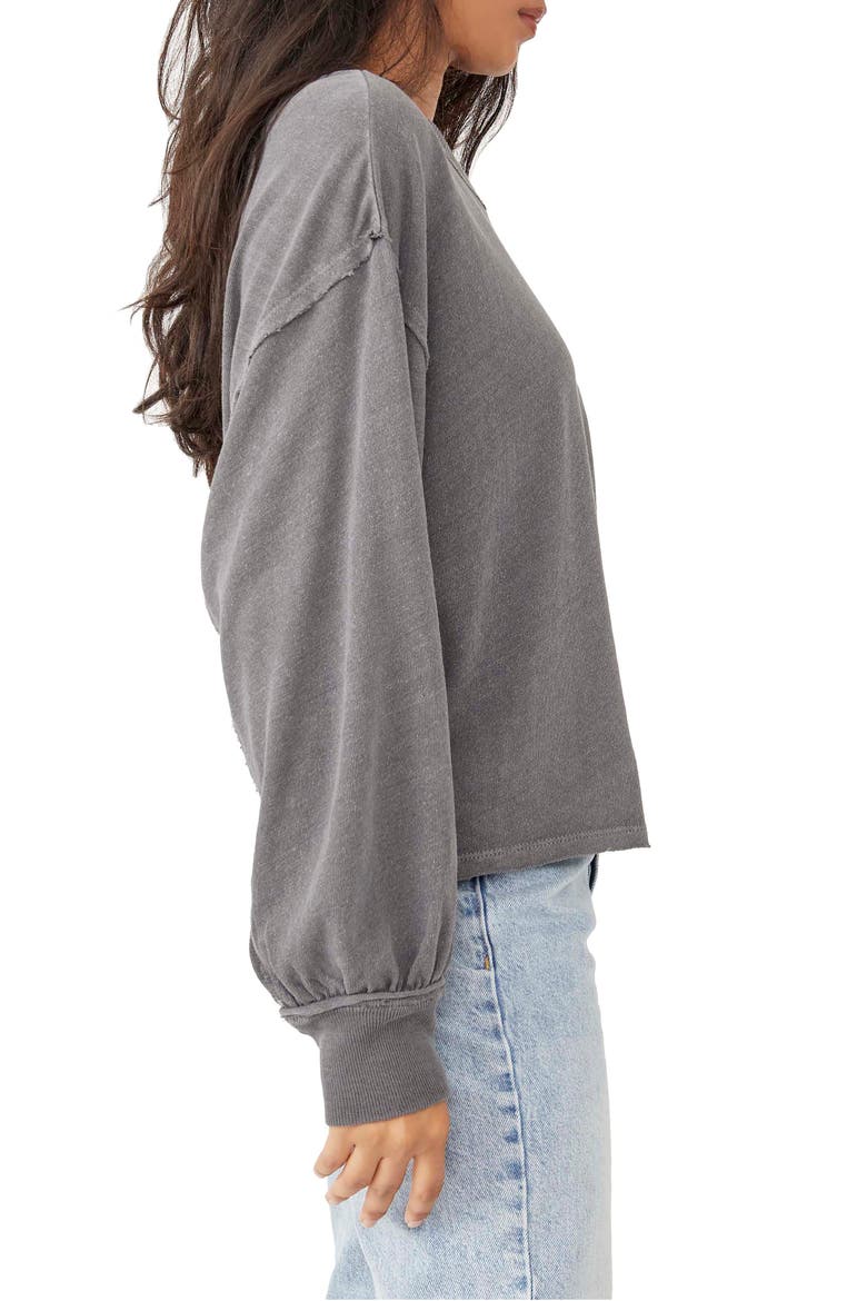 Ready for This Long Sleeve T-Shirt, Alternate, color, WASHED BLACK