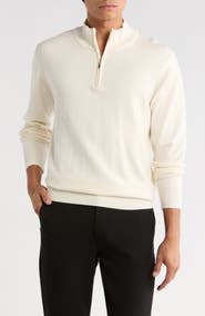 T.R. PREMIUM Slim Fit Quarter Zip Sweater