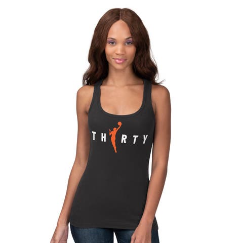 Women's Starter Black WNBA 30th Anniversary Preseason Tank Top