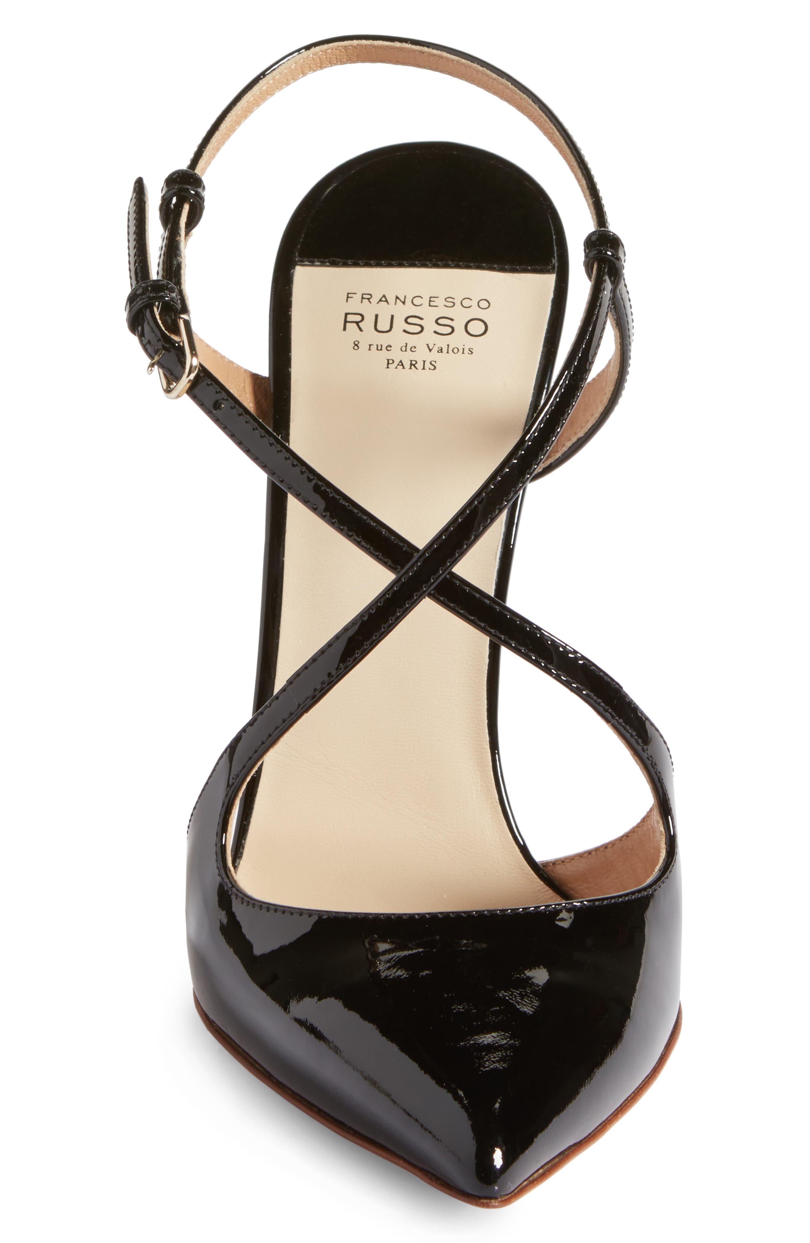 Francesco Russo Criss Cross Pump, Alternate, color, 