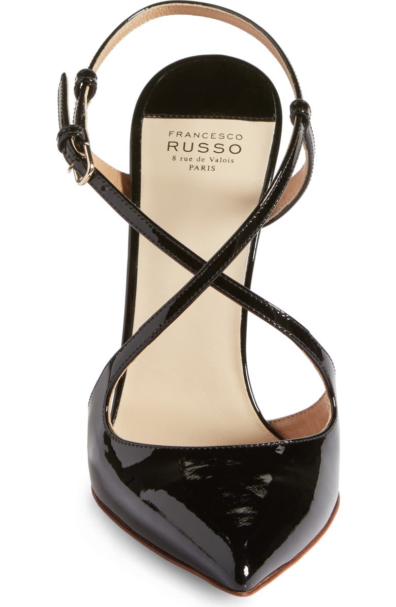Francesco Russo Criss Cross Pump, Alternate, color,