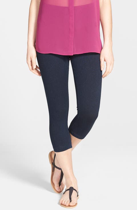 'Lyssentials Denim Capri Leggings