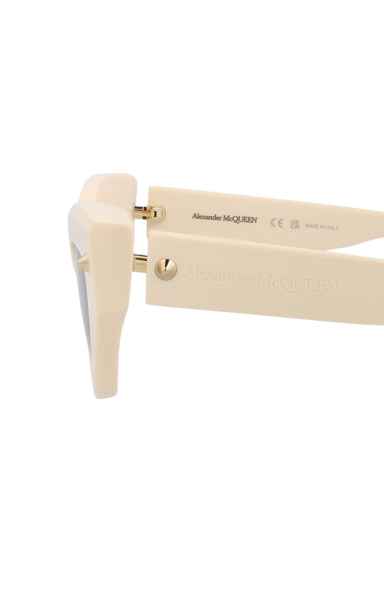 McQueen 52mm Cat Eye Sunglasses, Alternate, color, 