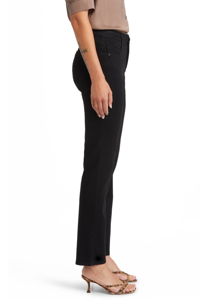 Sawyer Straight Leg Jeans, Alternate, color, BLACK