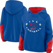 FANATICS Women's Fanatics Royal Buffalo Bills Oversized Redzone Bubble Screen Pullover Hoodie