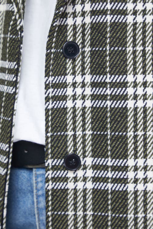 Warehouse Oversized Maxi Coat In Multi