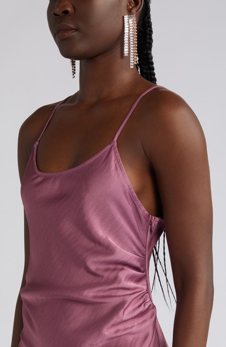 Open Edit Bias Cut Satin Slipdress, Alternate, color, Purple Syrup