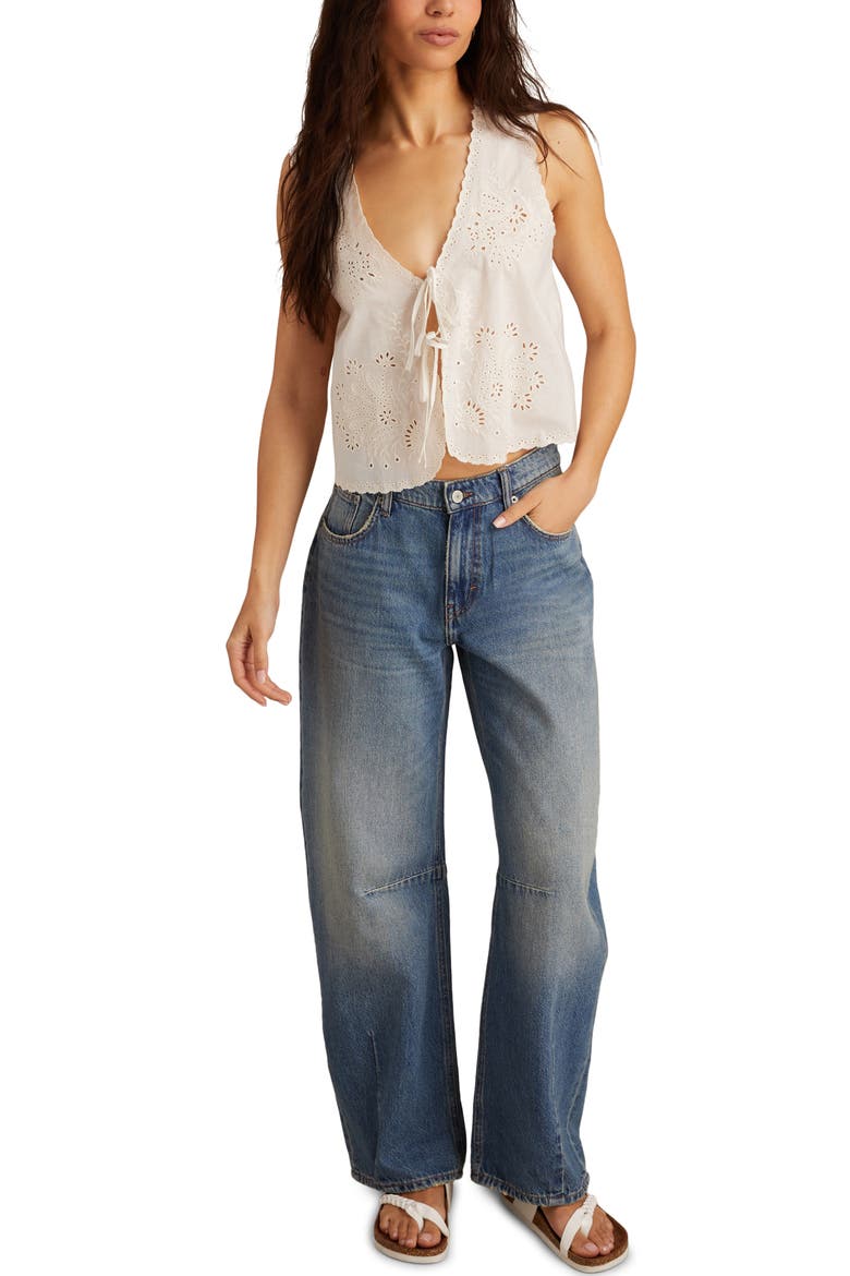 Barrel Wide Leg Jeans, Alternate, color, VINTAGE BLUE WASH