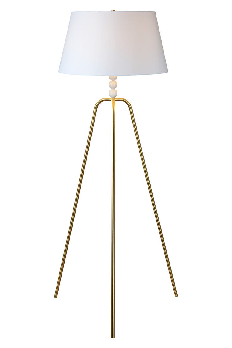 Bridget Floor Lamp, Main, color, SATIN BRASS