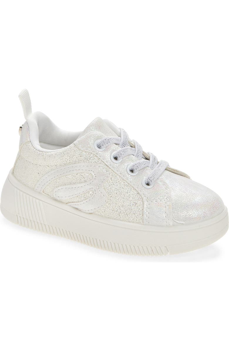 bebe Kids' Platform Sneaker, Main, color, White