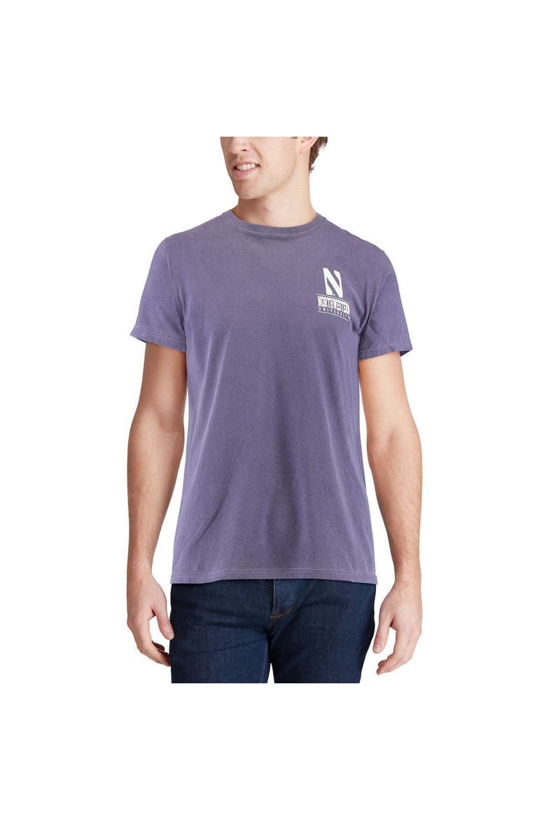 Men's Purple Northwestern Wildcats Comfort Colors Campus Icon T-Shirt, Alternate, color, Purple