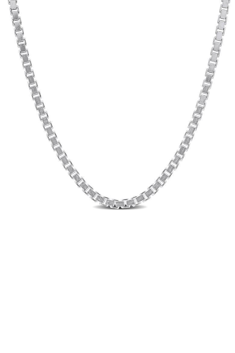 Box Link Chain Necklace, 1.50mm, Main, color, SILVER