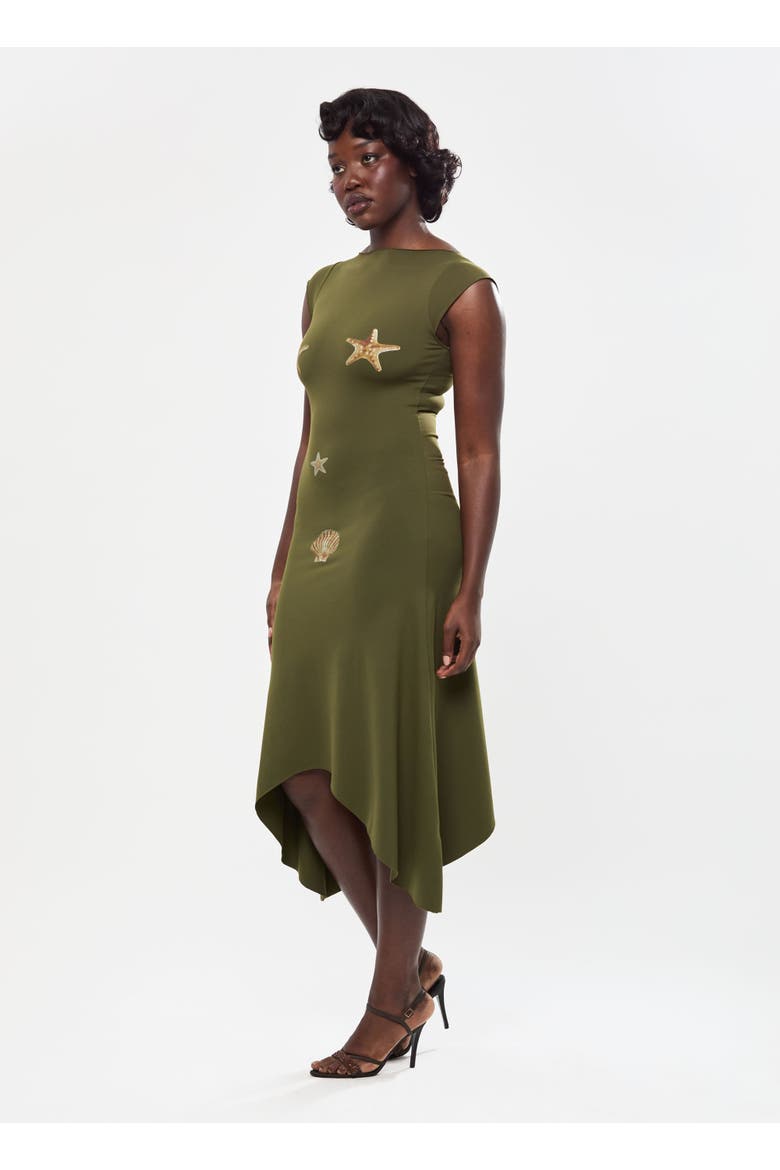 Jia Dress, Alternate, color, Seaweed