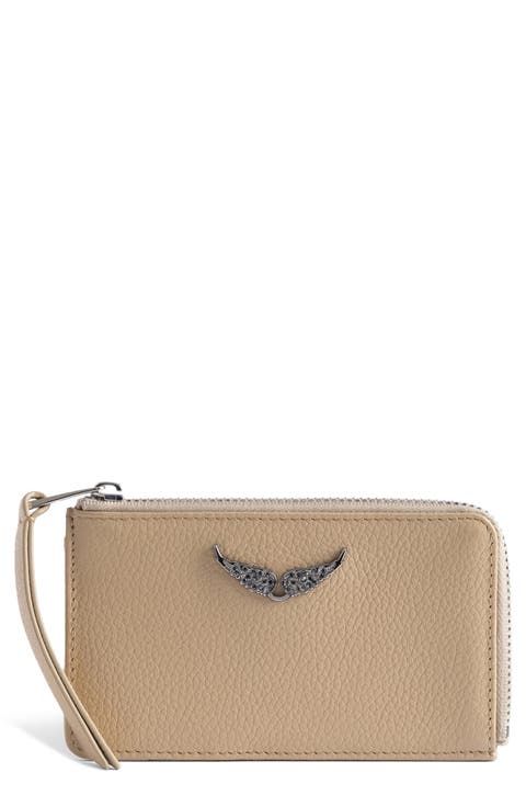 Zip Leather Card Case