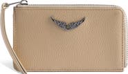 Zadig & Voltaire Zip Leather Card Case