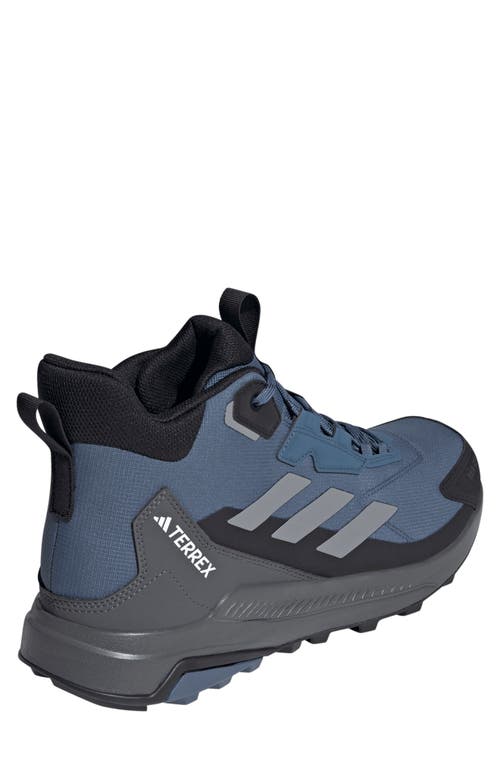 Adidas Originals Adidas Terrex Anylander Mid R.rdy Waterproof Hiking Boot In Wonder Steel/grey/black