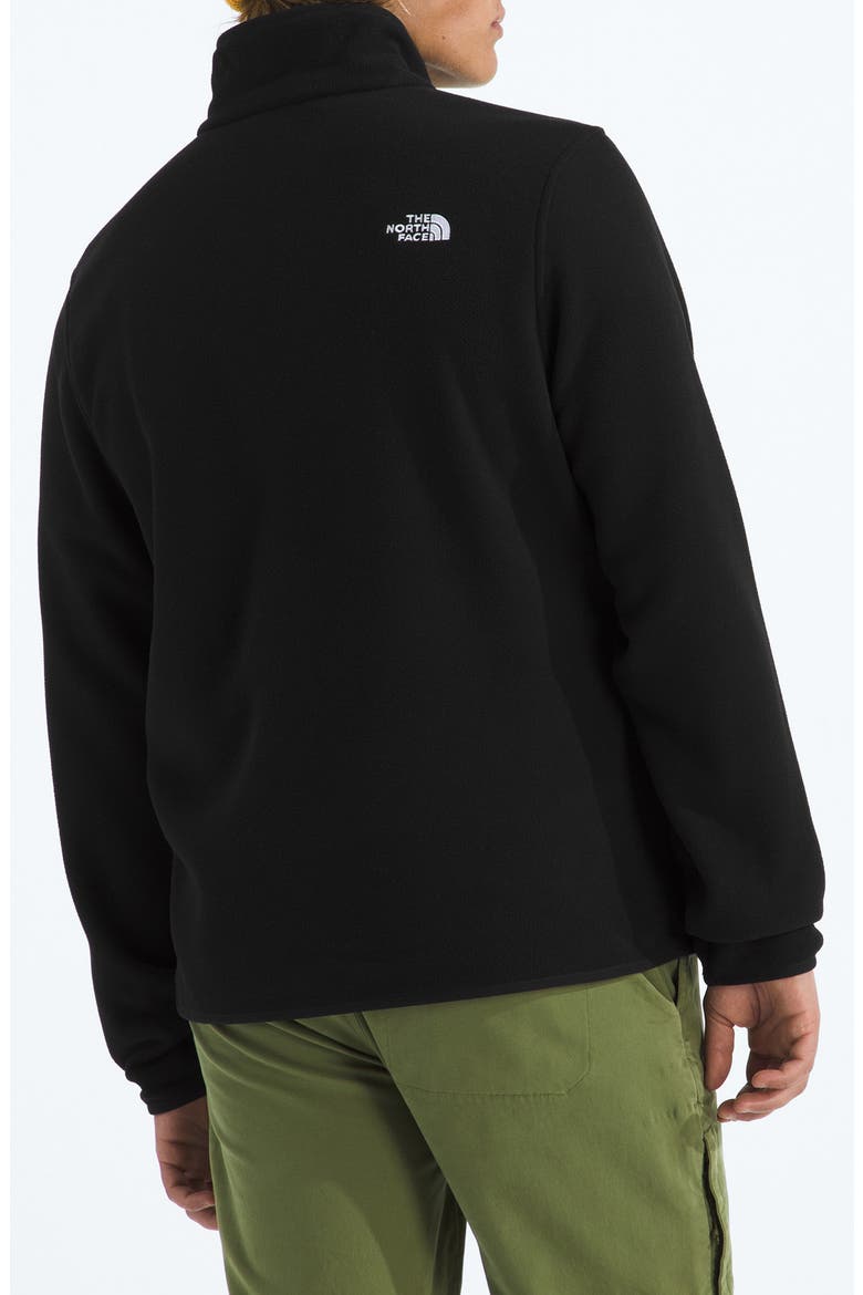 Glacier Fleece Quarter Zip Pullover, Alternate, color, TNF BLACK