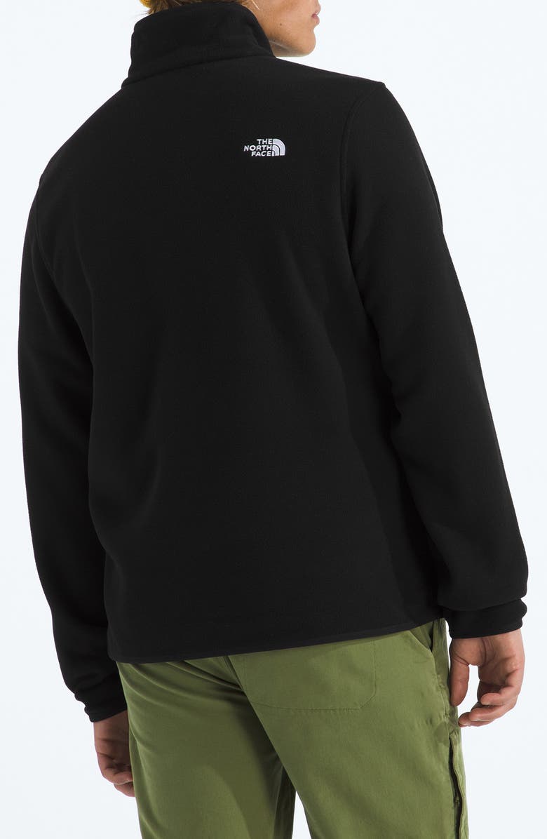 The North Face Glacier Fleece Quarter Zip Pullover, Alternate, color, Tnf Black