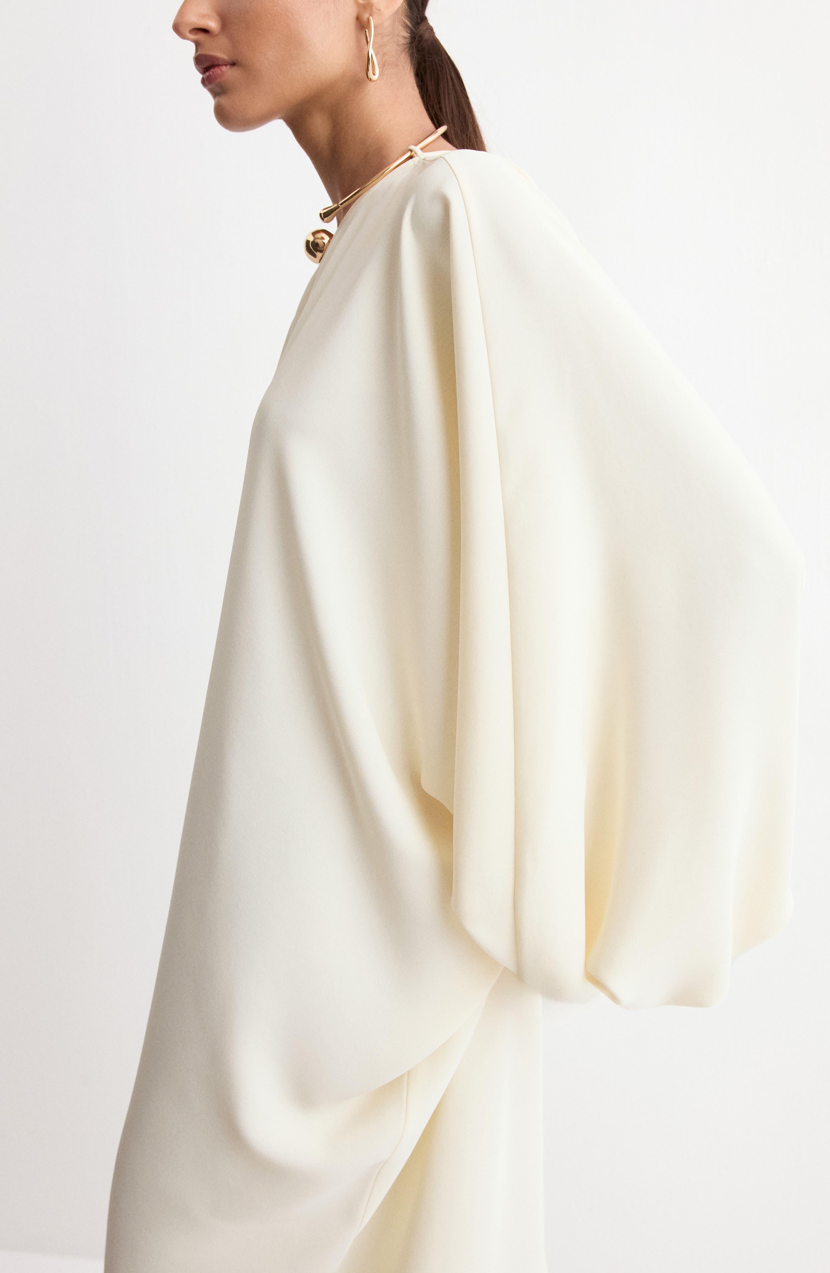 MANGO One-Shoulder Maxi Dress (Women) | Nordstrom