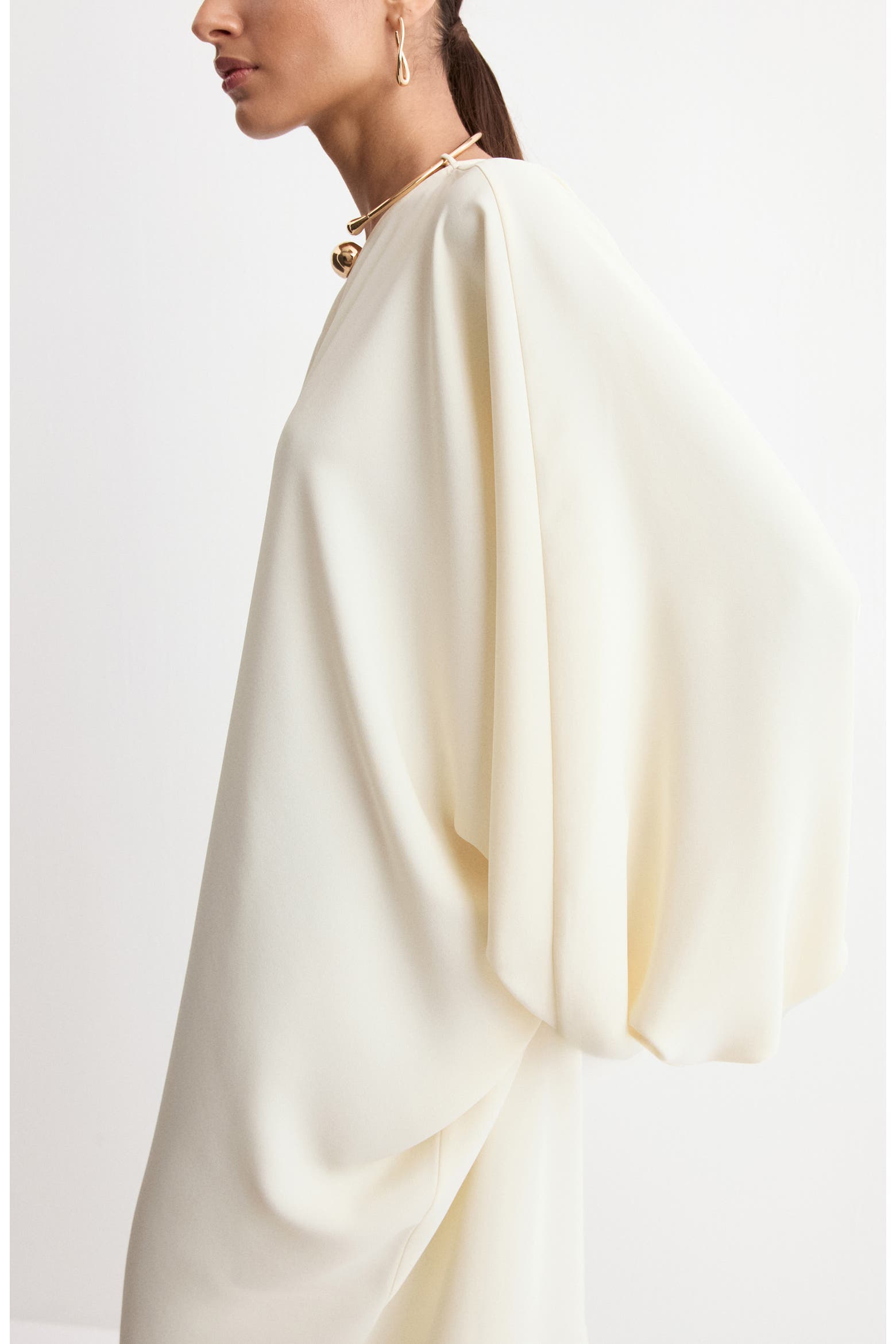 Mango Local One MANGO One-Shoulder Maxi Dress (Women) | Nordstrom