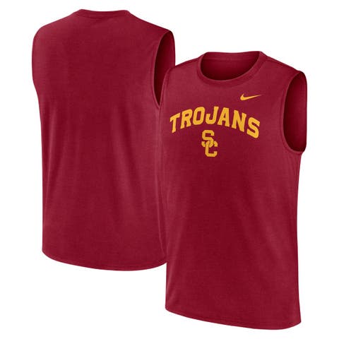 Men's Nike Cardinal USC Trojans Primetime Legend Arch Dri-FIT Muscle Tank Top
