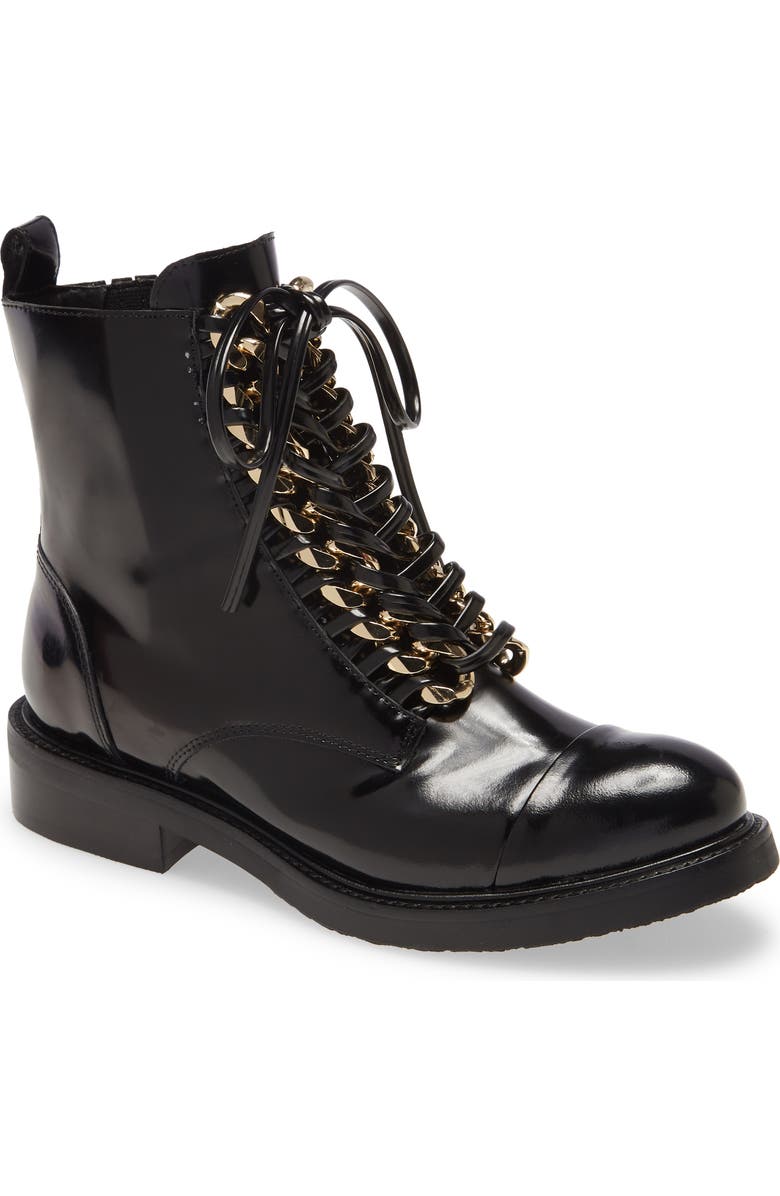 Jeffrey Campbell Damon Lace-Up Bootie, Main, color,