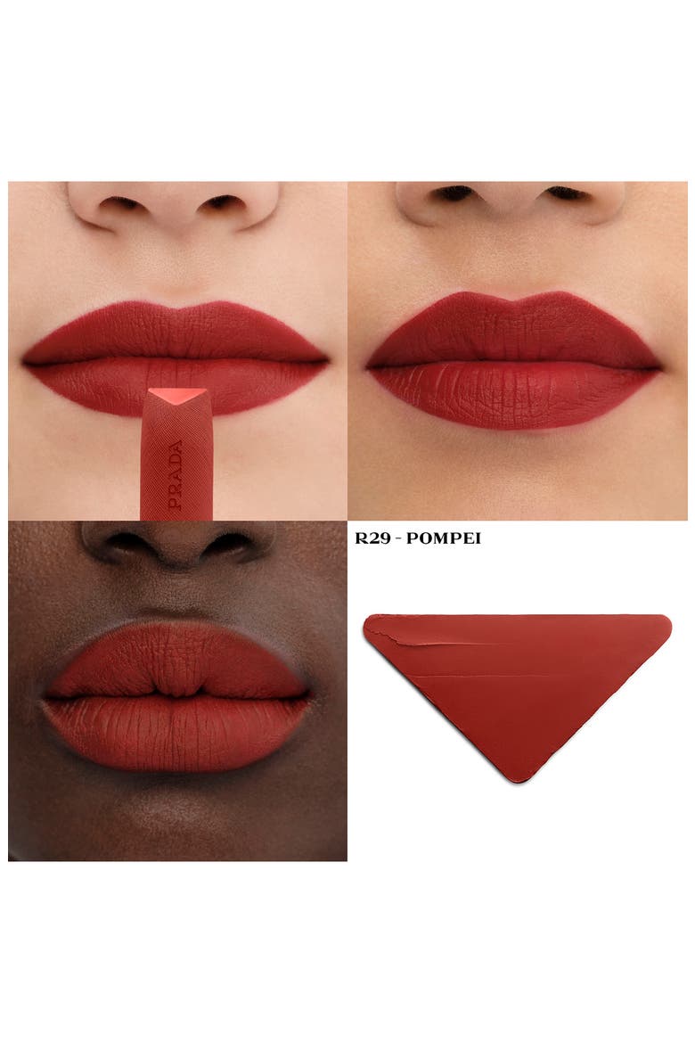 Monochrome Hyper Matte Refillable Lipstick, Alternate, color, R29 POMPEI - Deep red