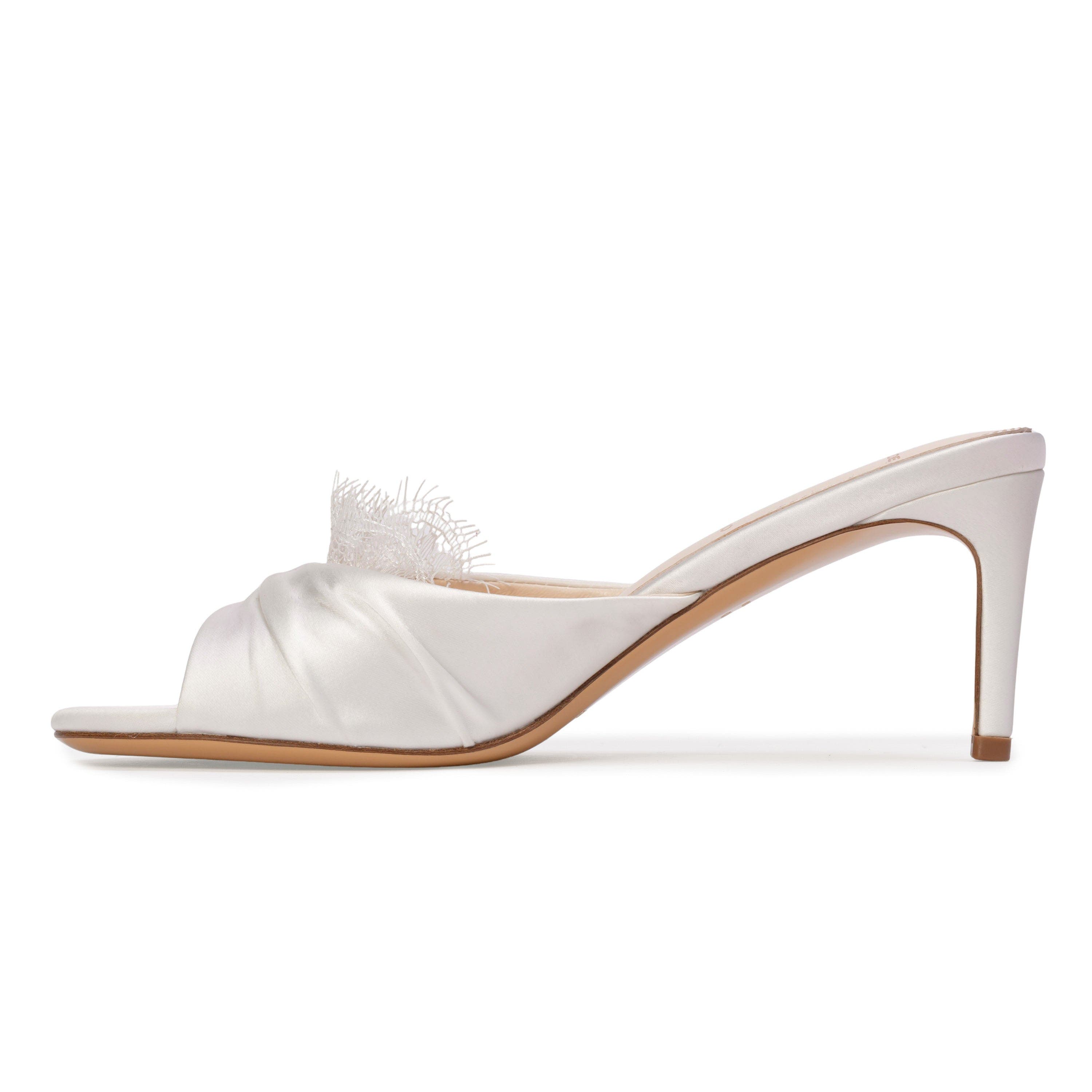 Lacey65 Sandal, Alternate, color, White Satin
