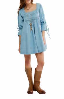 Free People Sonora Chambray Minidress