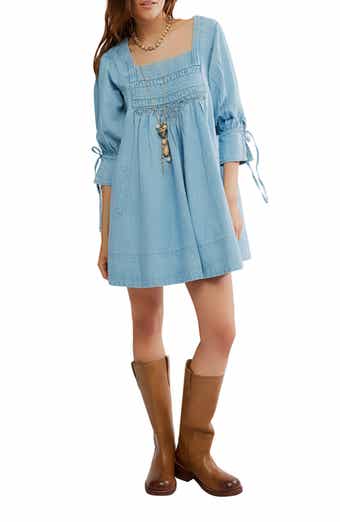 Free People Sonora Chambray Minidress