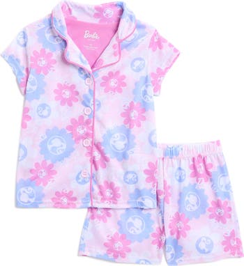Kids' Barbie<sup>®</sup> Floral Two-Piece Pajamas