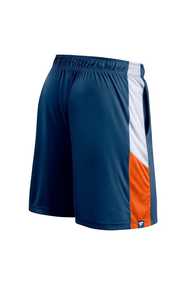 FANATICS Men's Fanatics Branded Navy Chicago Bears Prep Colorblock Shorts, Alternate, color, Navy