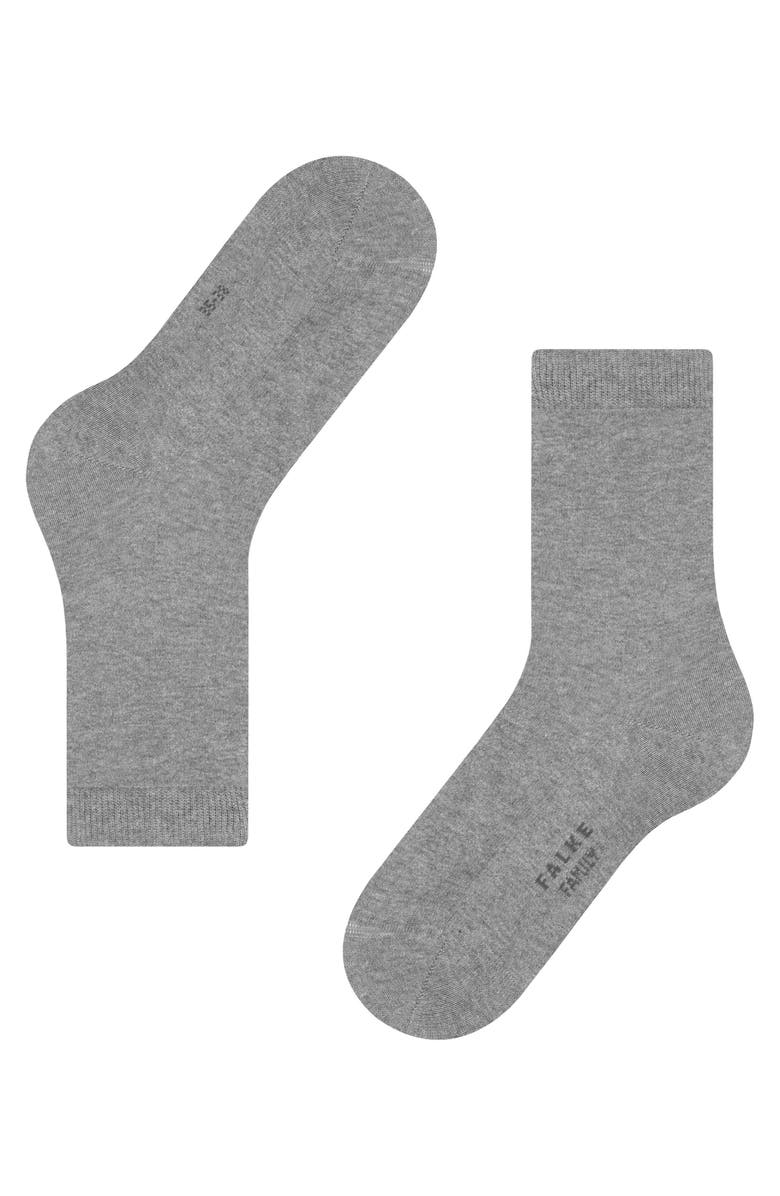 Falke Family Cotton Socks, Alternate, color, Greymix
