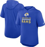 Nike Men's Nike Royal Los Angeles Rams Lockup Tri-Blend Hoodie T-Shirt
