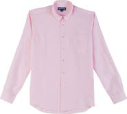 Vilebrequin Classic Fit Linen Button-Up Shirt