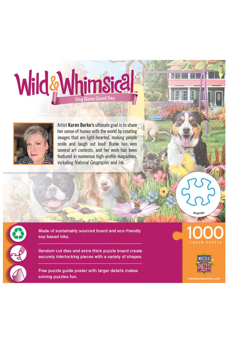 Dog Gone Good Day 1000pc Jigsaw Puzzle, Alternate, color, Multicolor