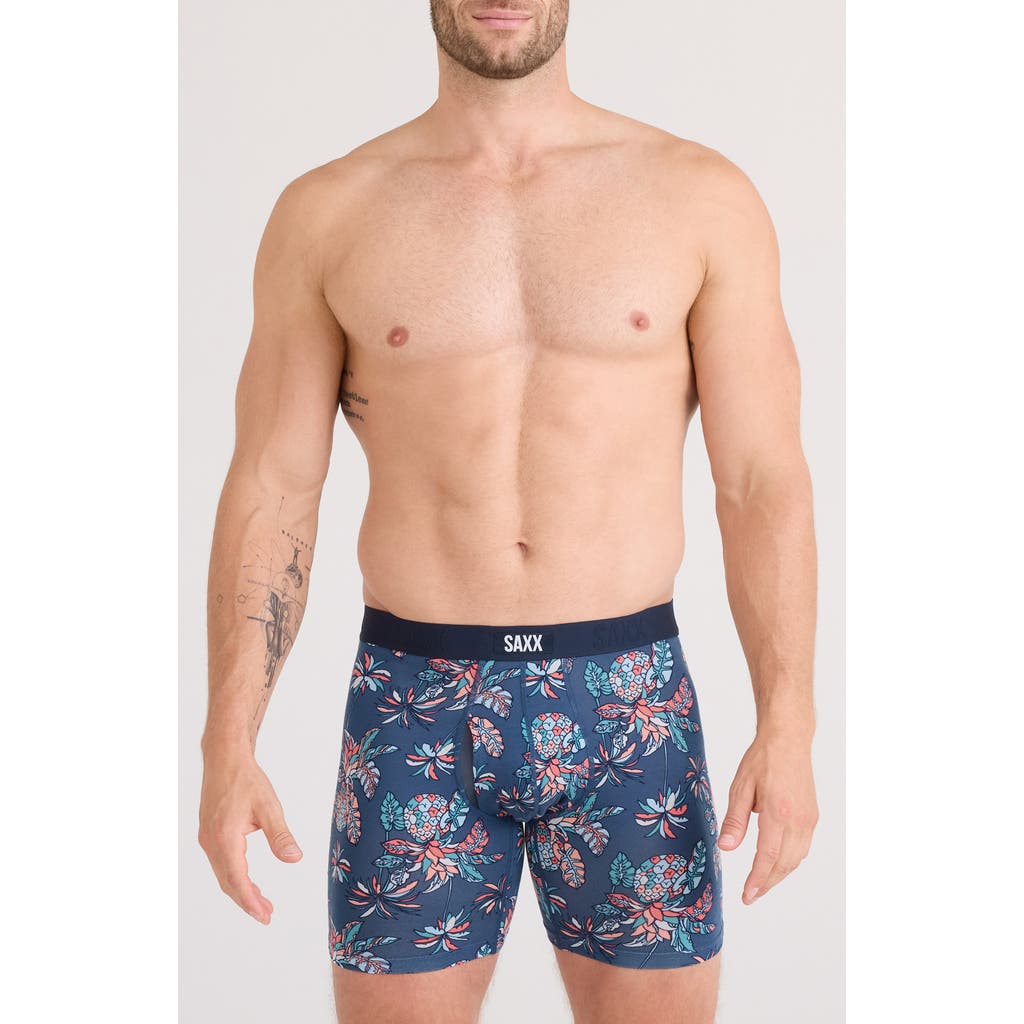 Saxx Vibe Xtra Boxer Briefs In Blue