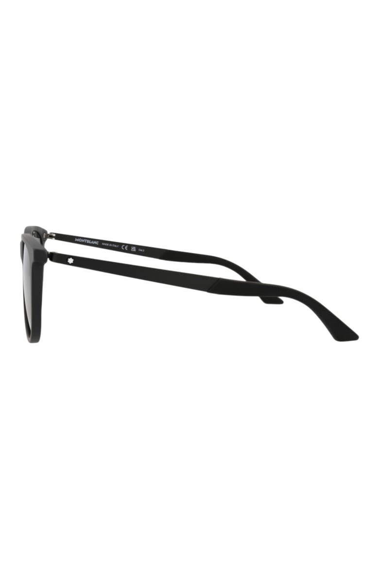 56mm Square Sunglasses, Alternate, color, BLACK SMOKE