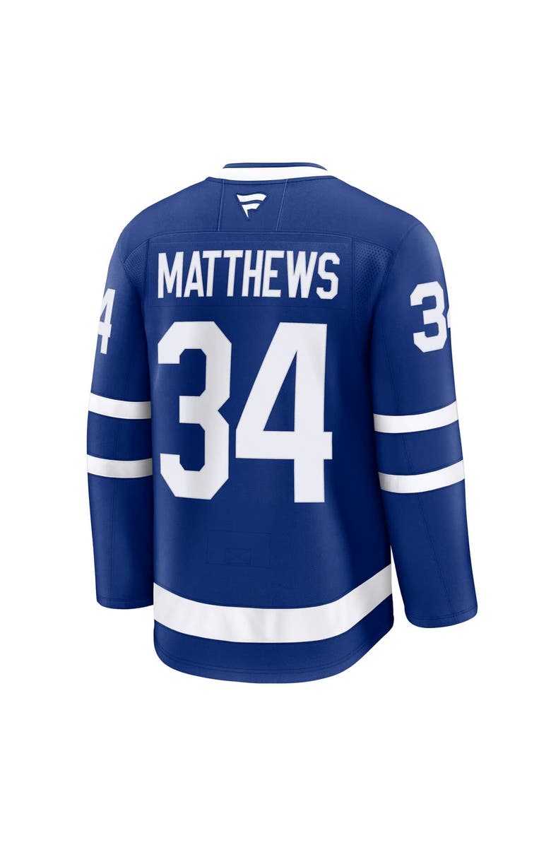 FANATICS Men's Fanatics Auston Matthews Blue Toronto Maple Leafs Captain Patch Home Premium Jersey, Alternate, color, Blue