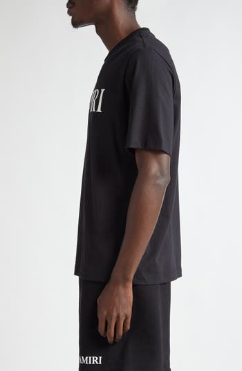 AMIRI♦ロゴプリント クルーネックTシャツ 洗練モノトーン AMIRI-Logo-Printed-Crewneck-T-