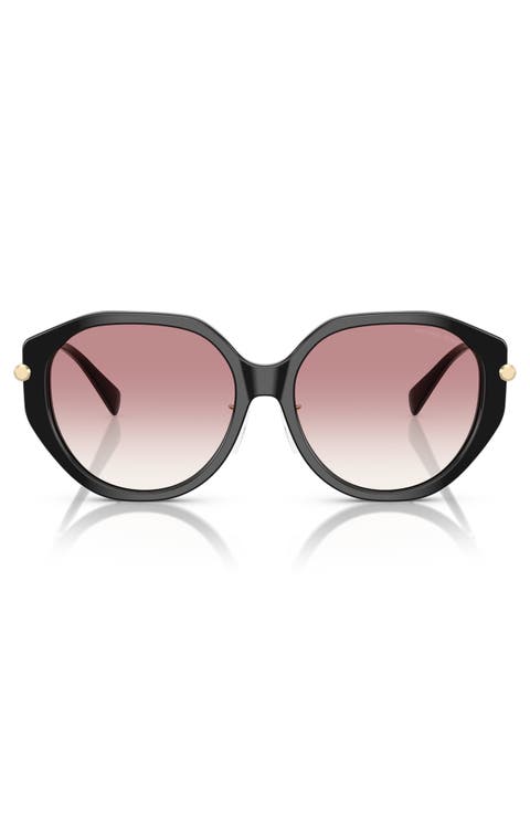 Jinan 56mm Gradient Irregular Sunglasses