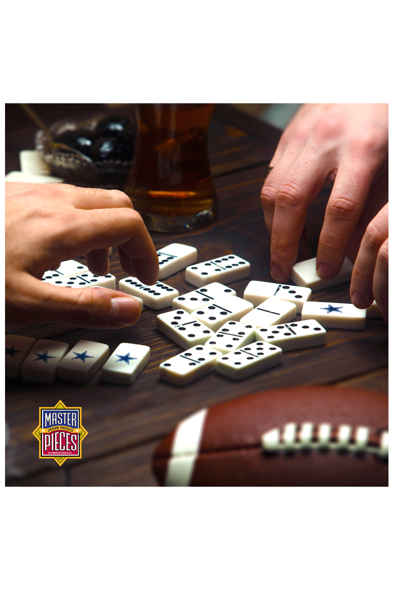 Dallas Cowboys Dominoes, Alternate, color, Multicolor
