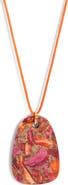 NEST Jewelry Spiny Oyster Cord Pendant Necklace