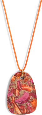 NEST Jewelry Spiny Oyster Cord Pendant Necklace
